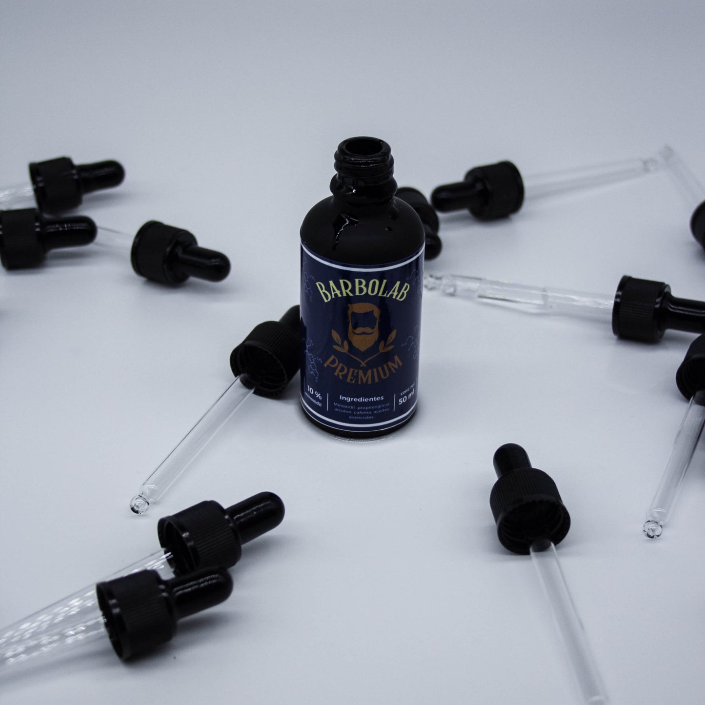 3x2 Minoxidil Estimulante Para Barba Y Cabello Con Cafeína--50m (4.5 meses de tratamiento)