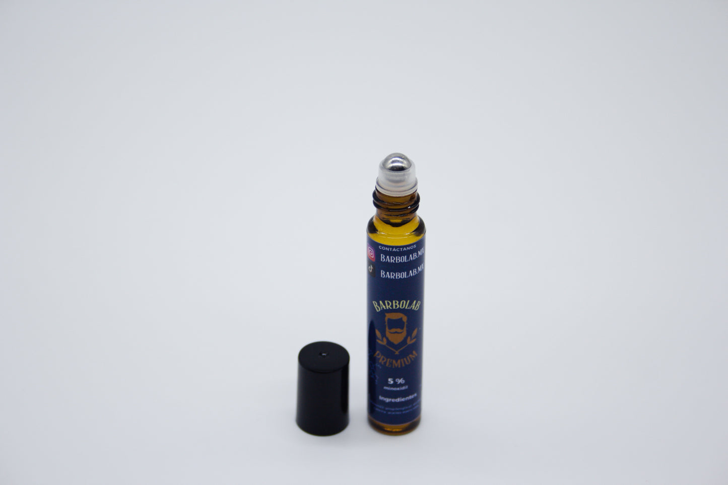 Pack 3 Roll On minoxidil para barba y cabello 10 ml