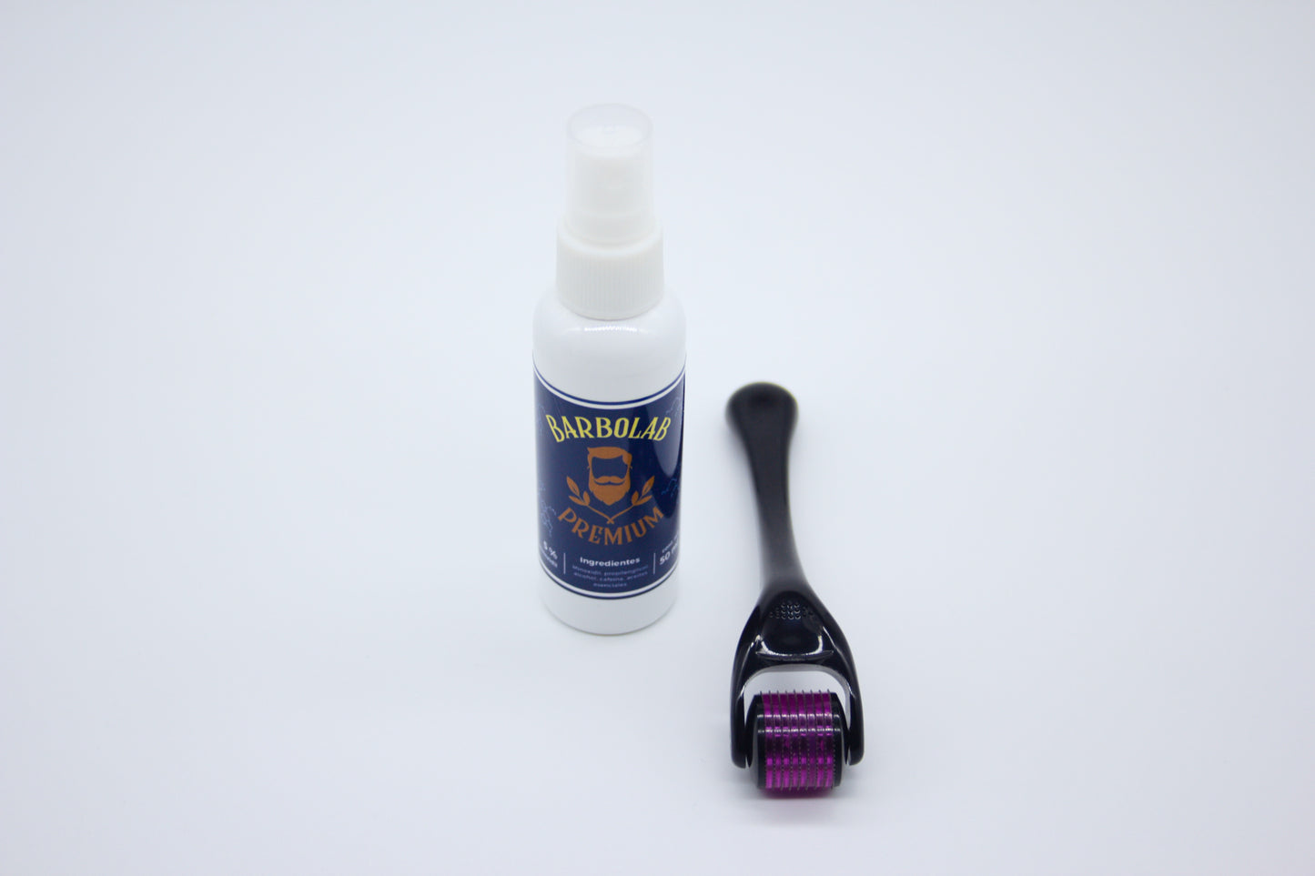 Kit Estimulante Spray + Derma Roller BarboLab