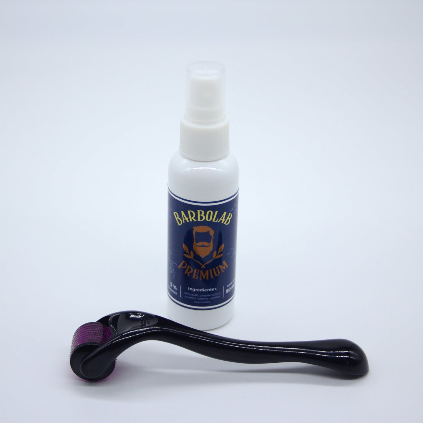 Kit Estimulante Spray + Derma Roller BarboLab