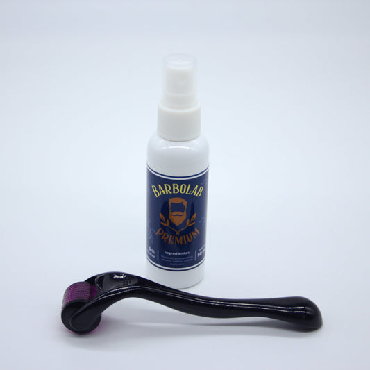 Kit Estimulante Spray + Derma Roller BarboLab